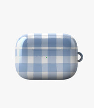 Load image into Gallery viewer, Bluebell Gingham Glossy Airpod Case
