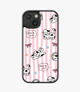 Striped Whiskers Hybrid Matte Case
