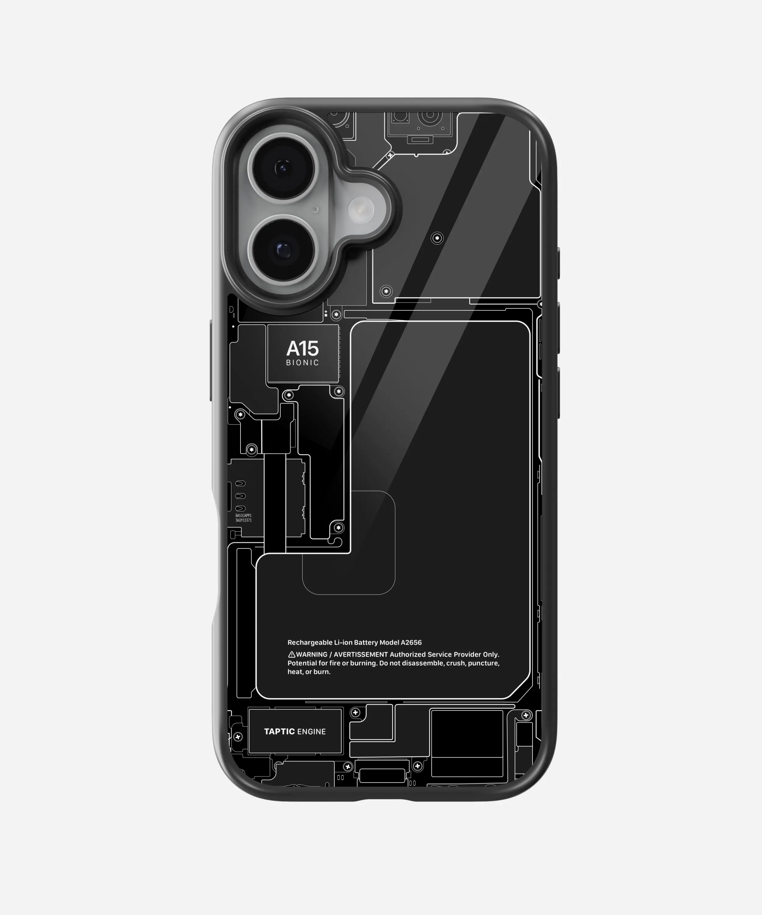 iPhone Circuit Board Teardown Glass Phone Case