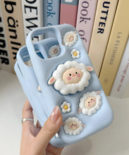 Load image into Gallery viewer, Fluffy Sheep Soft Silicone Phone Case
