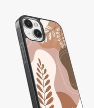 Load image into Gallery viewer, Boho Chic Aesthetic Glass Phone Case
