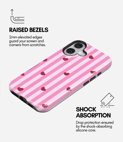 Cupid Stripe Glossy Armoured Case