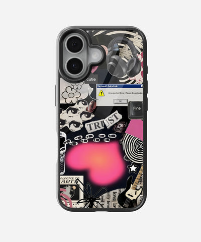 Aura Heart Trust Glass Case