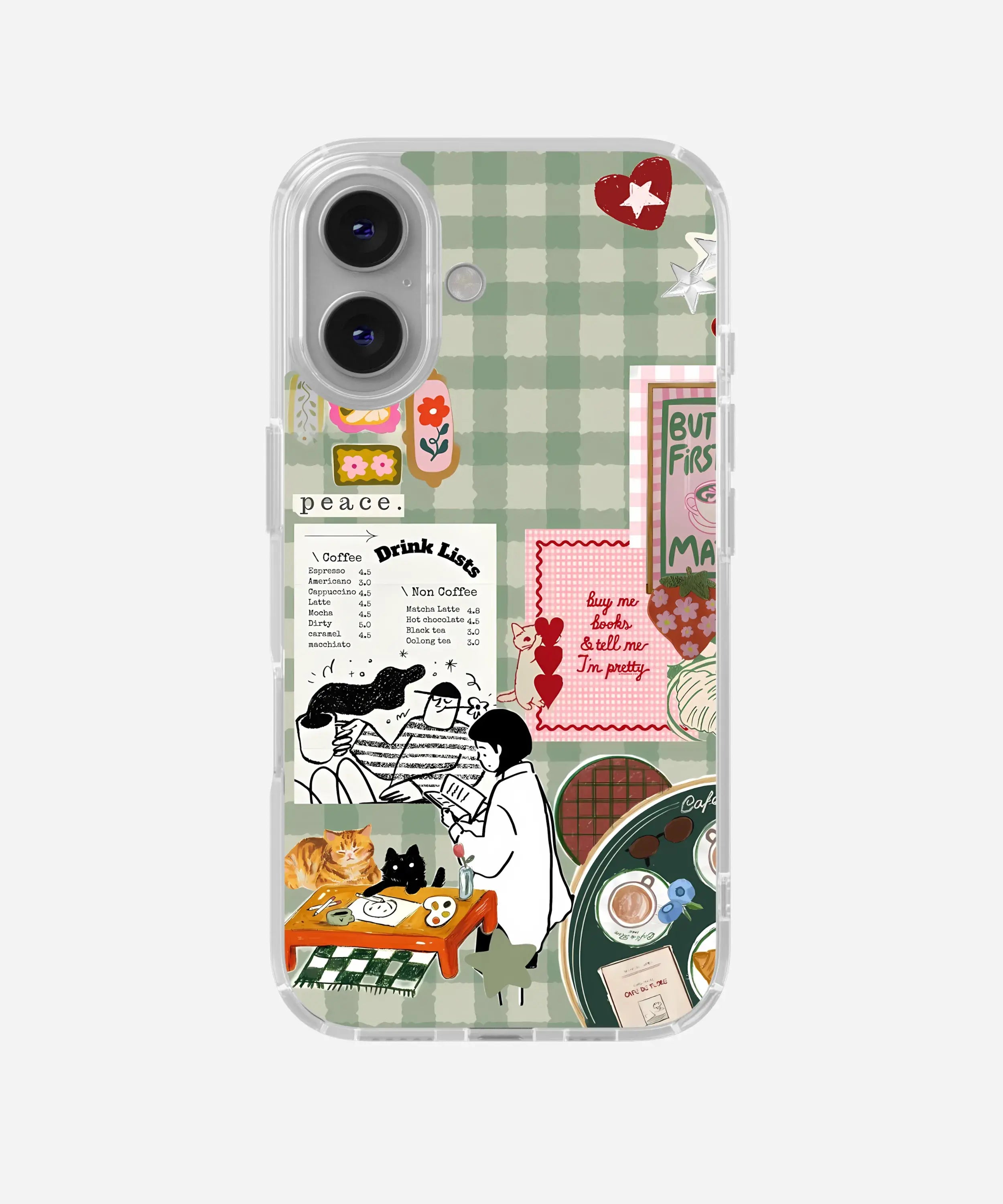 Matcha Moodboard Silicone Case