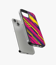 Load image into Gallery viewer, Abstract Fuel Frenzy Pattern Glass Case
