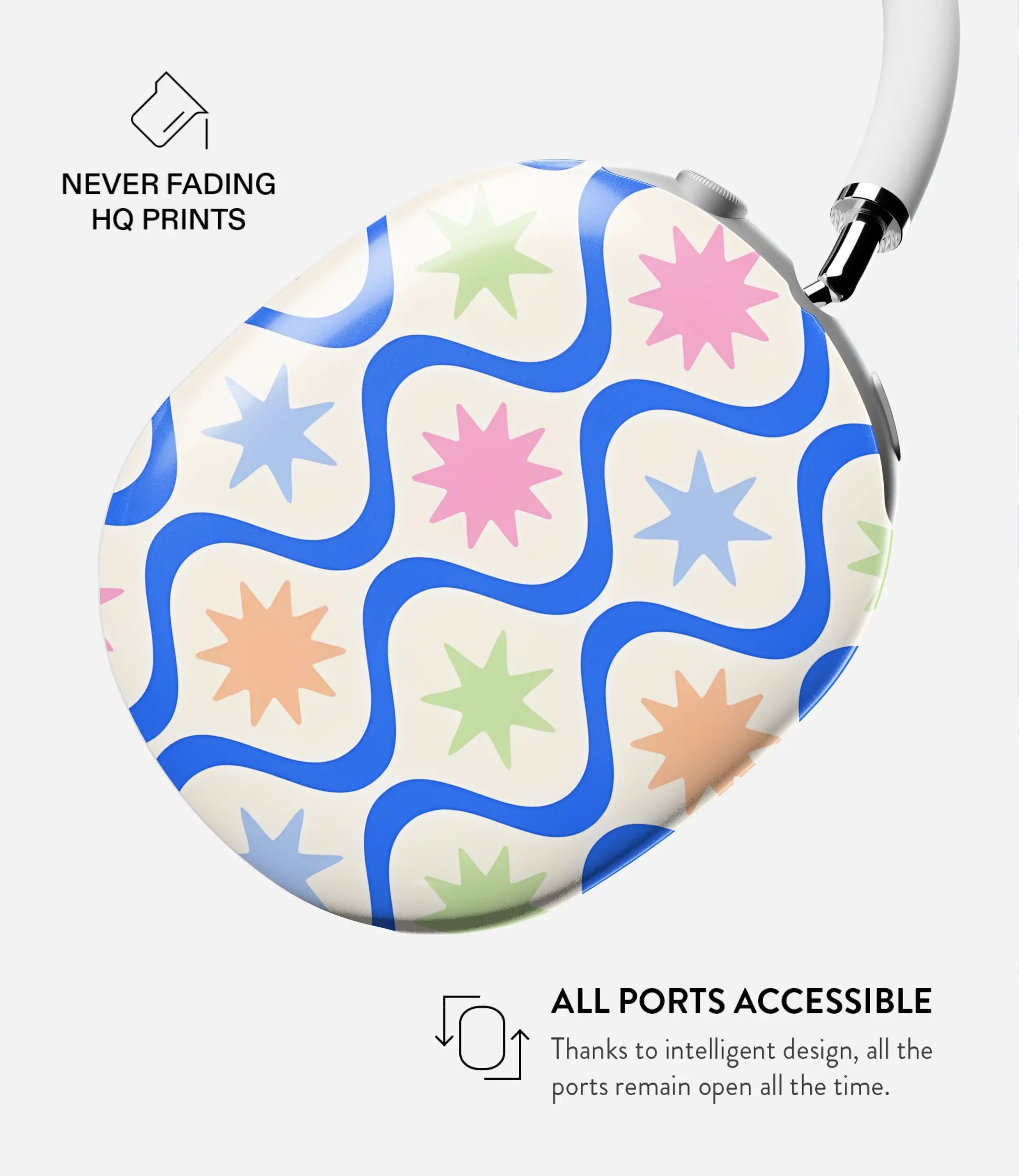 Starry Waves Glossy Airpods Max Case