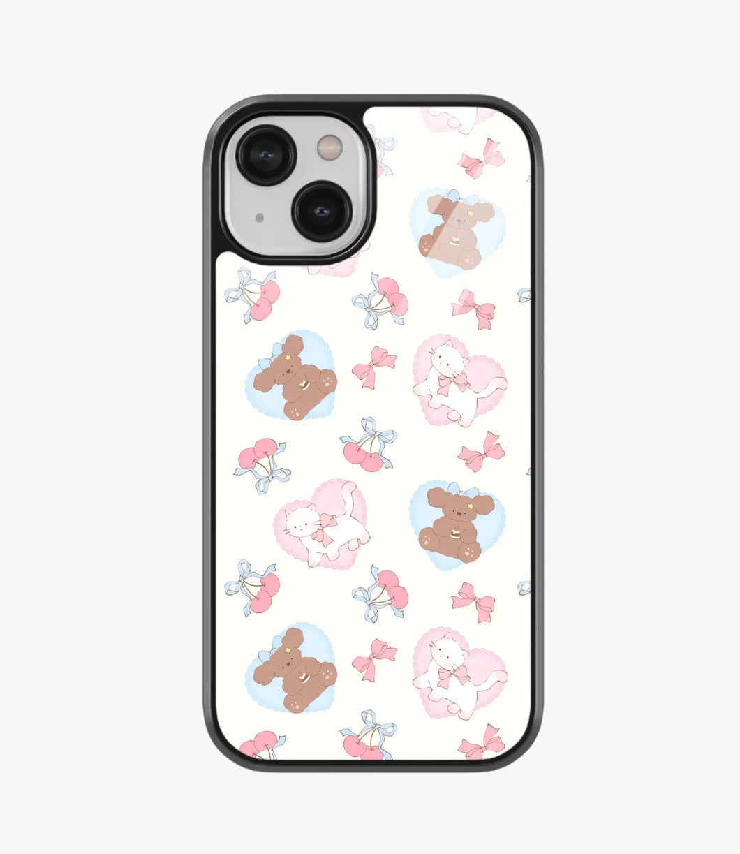 Cutie Heart Crew Glass Case