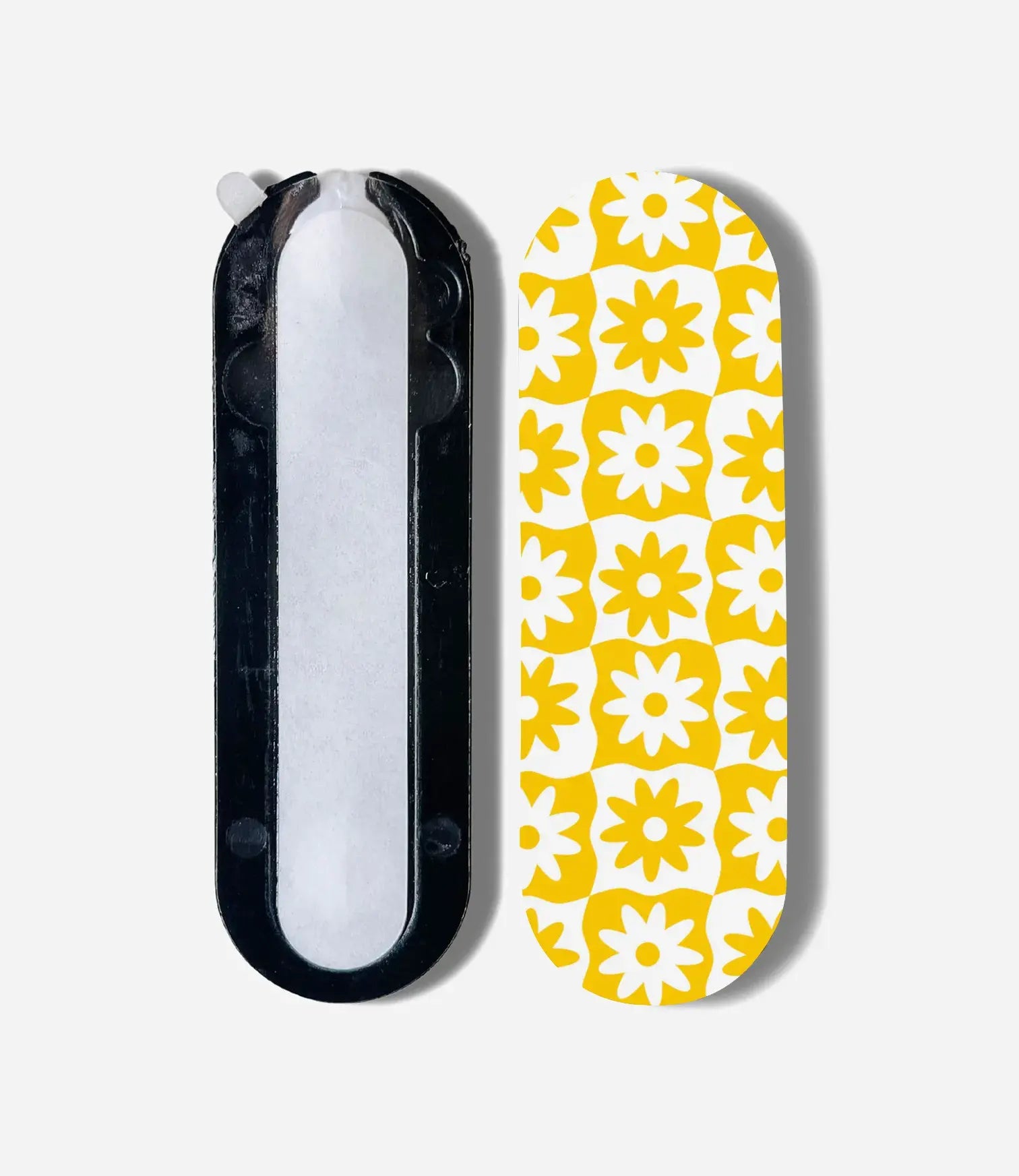 Checkered Daisies Retro Floral Pop Slider