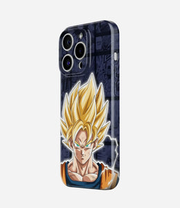 Super Saiyan Comic Glow Glossy Hard Case