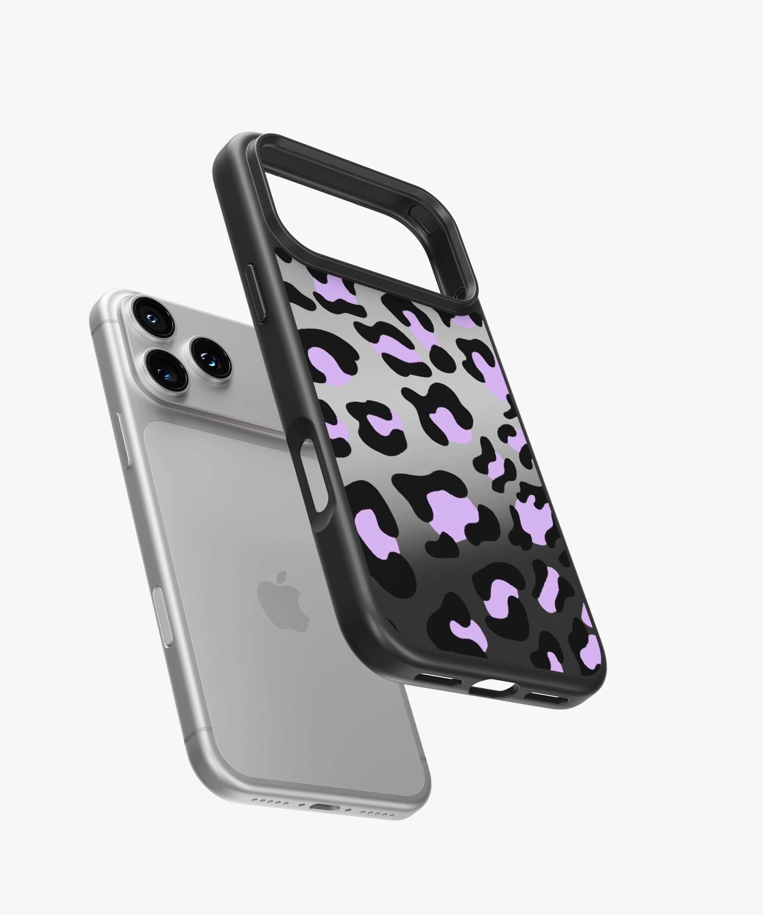 Lavender Wildcat Luxe Mirror Phone Case