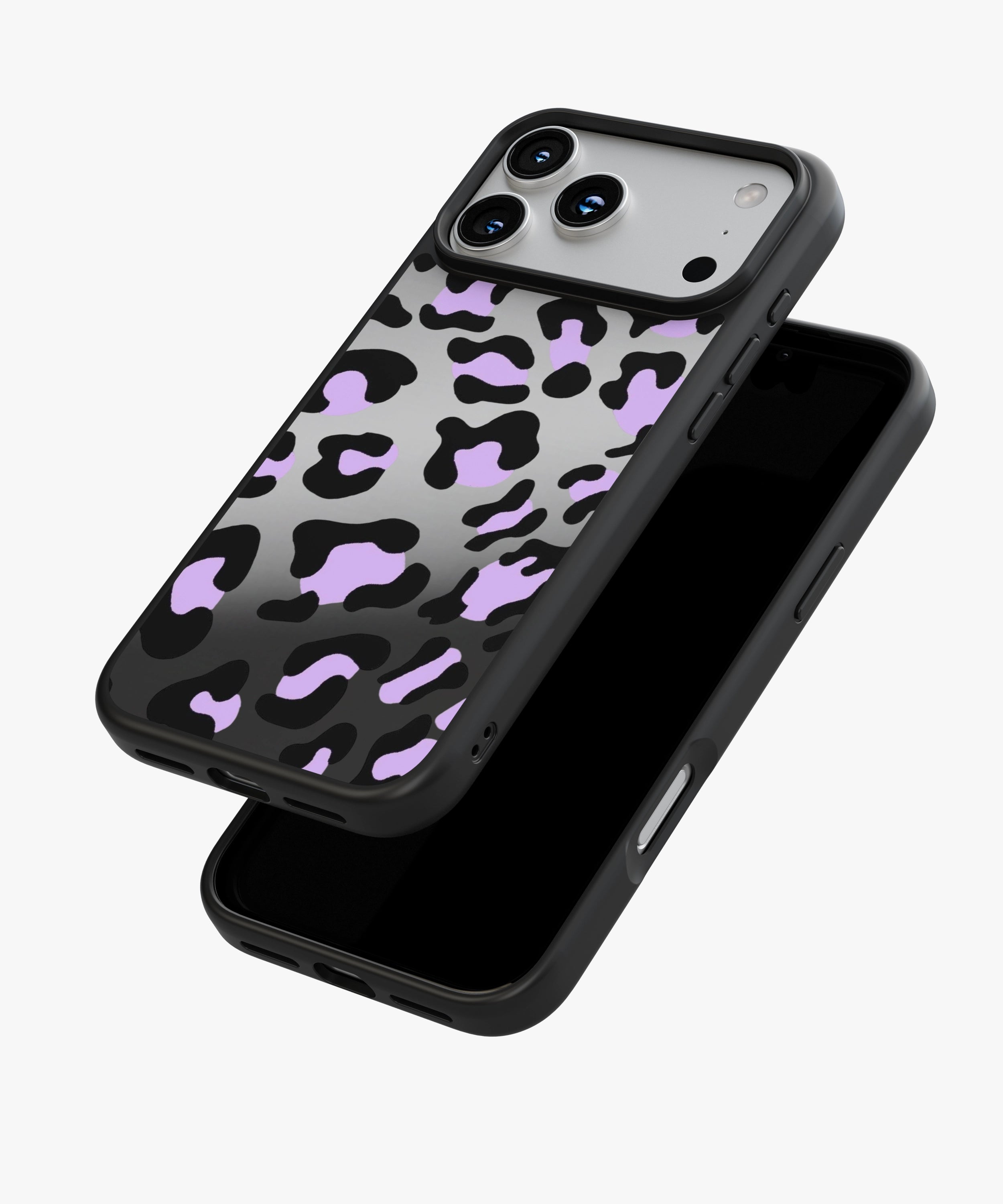 Lavender Wildcat Luxe Mirror Phone Case