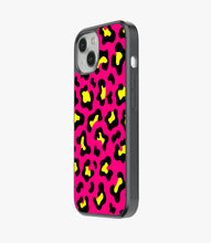Load image into Gallery viewer, Bright Pink Leopard Print Glass Case
