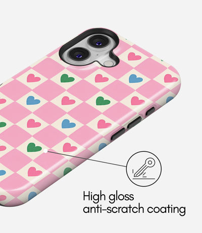 Love Grid Glossy Armoured Case