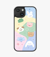 Pastel Zoo Party Hybrid Matte Case