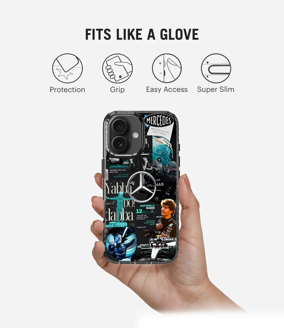 Mercedes F1 Core Stride 2.0 Phone Case