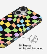 Load image into Gallery viewer, Candy Wave Check Glossy Armoured Case
