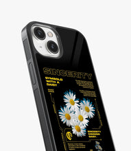 Load image into Gallery viewer, Sincerity Symbol Glass Phone Case
