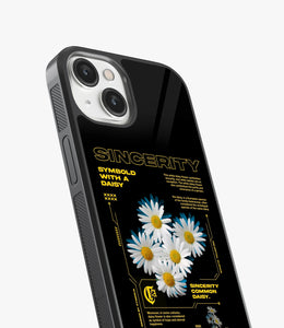 Sincerity Symbol Glass Phone Case
