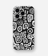 Black & White Pattern Glossy Hard Case
