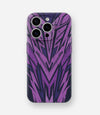 Purple Geometric Pattern Glossy Hard Case