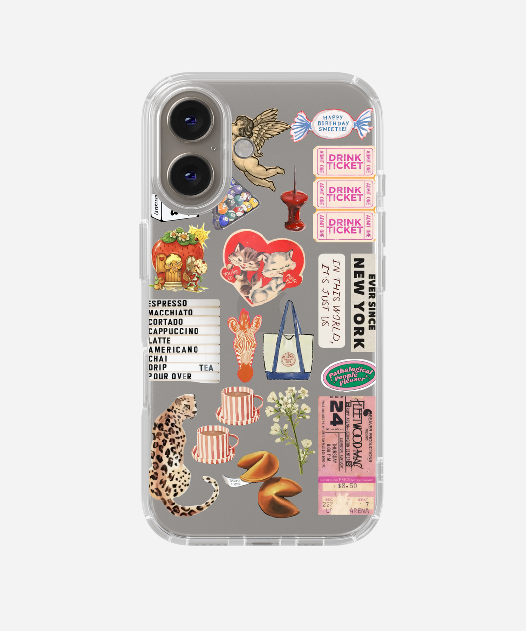 Angel Hours Clear Silicone Phone Case