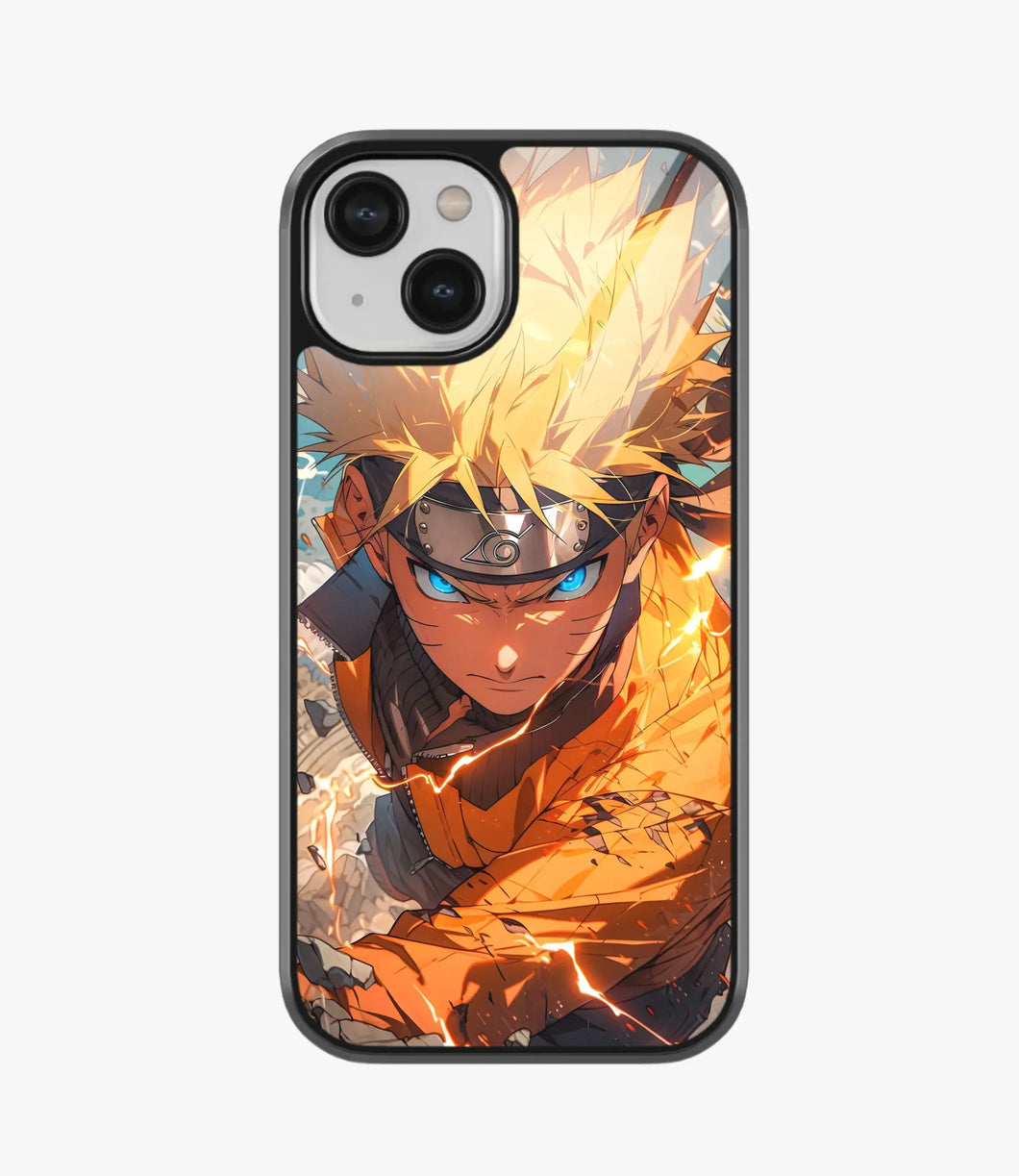 Angry Naruto Glass Phone Case