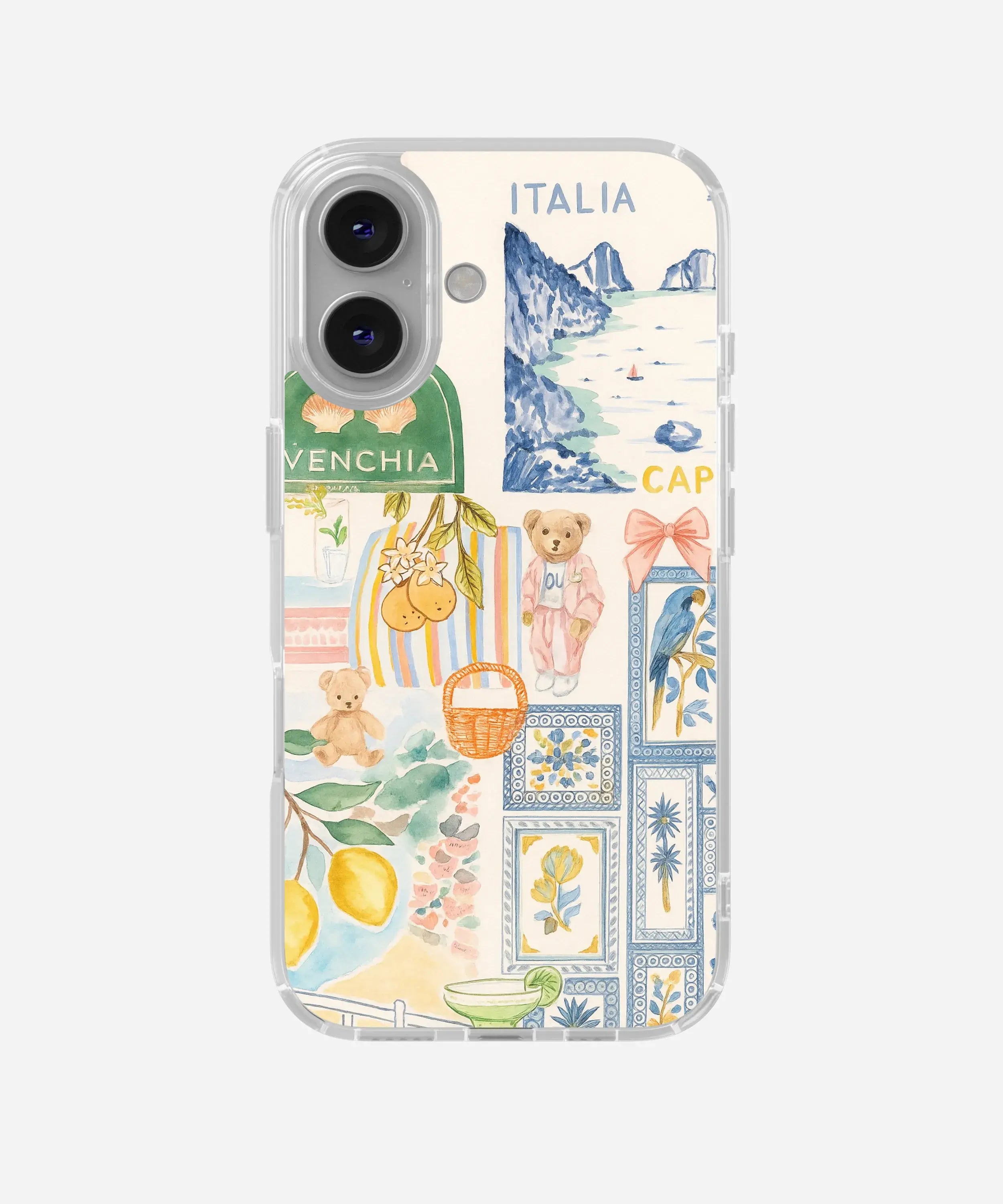 Bella Italia Clear Silicone Phone Case