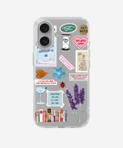 Bibliophile Energy Clear Silicone Phone Case