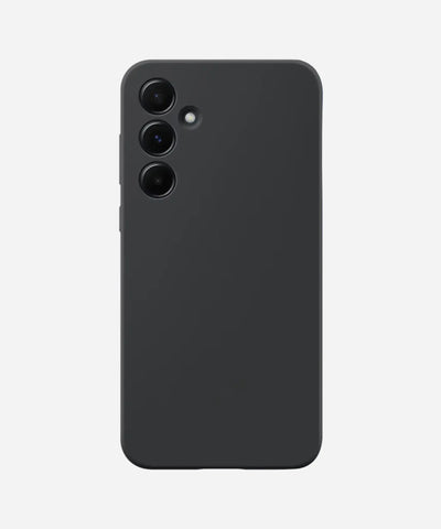 Solid Black Soft Silicone Android Case
