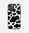 Black Cow Print Y2K Stride 2.0 Phone Case