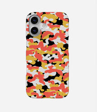 Load image into Gallery viewer, Black Orange Camo Case
