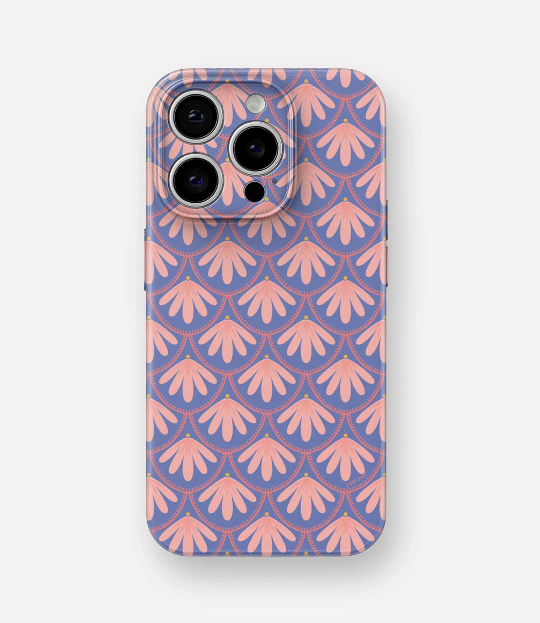 Bloom Scallops Glossy Hard Case