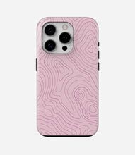 Load image into Gallery viewer, Blush Topo Lines Glossy Armoured Case
