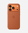Solid Brown Soft Silicone iPhone Case