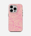 Candy Pink Topo Glossy Armoured Case