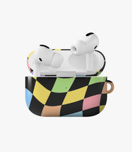 Load image into Gallery viewer, Candy Wave Check Glossy Airpod Case

