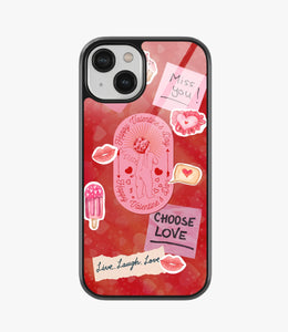Choose Love Glass Phone Case