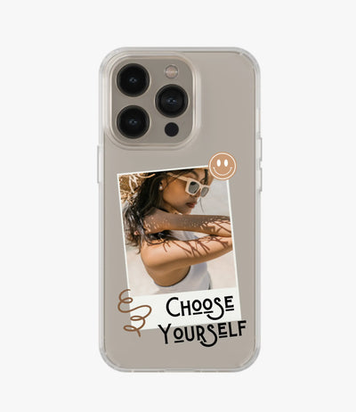 Choose Yourself Aesthetic Polaroid Silicone Case