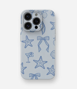 Coastal Bowties Glossy Hard Case
