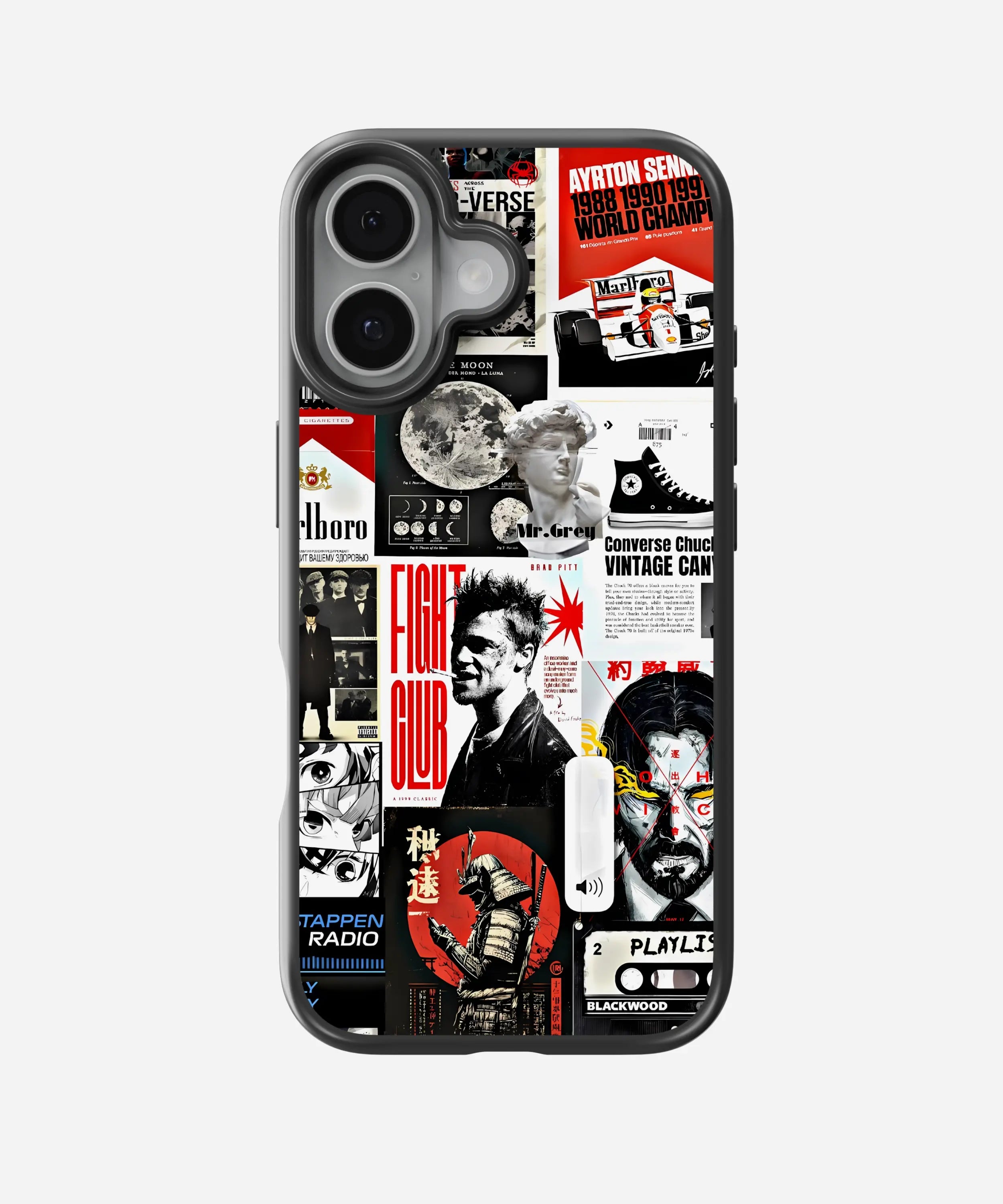 College Core Collage Hybrid Matte Case
