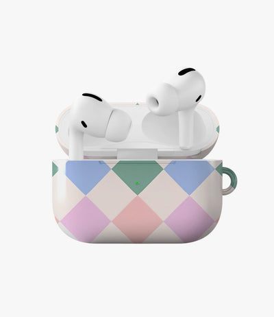 Colorful Pastel Diamond Glossy Airpod Case