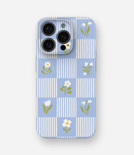 Load image into Gallery viewer, Cottage Stripe Blooms Glossy Hard Case
