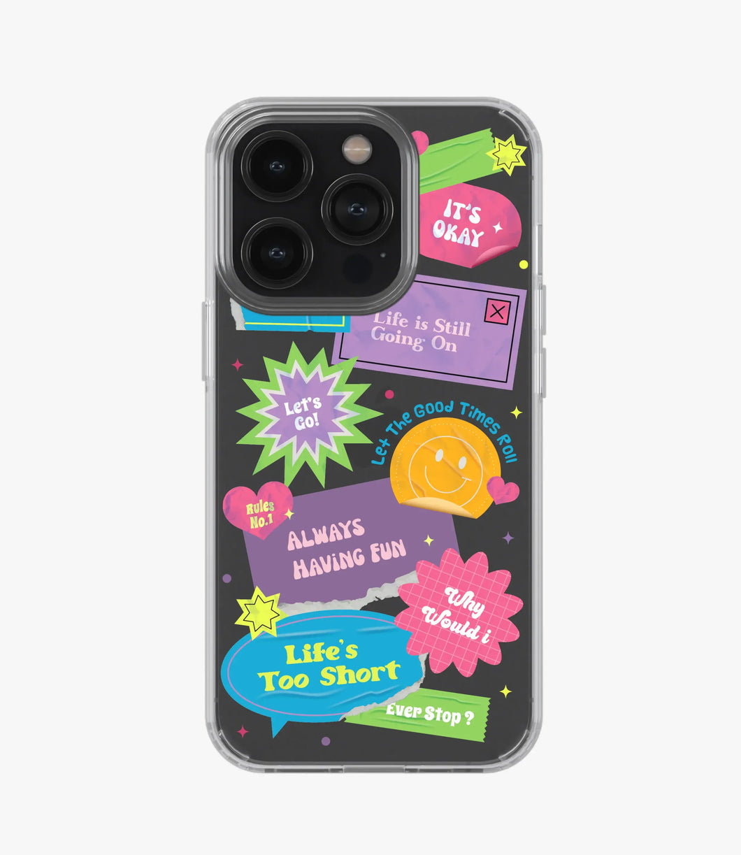 Cute Motivational Silicone Case