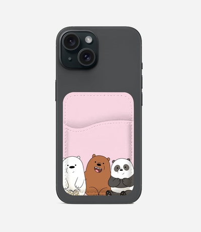 We Bare Bears Phone Wallet