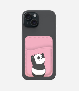 Pink Panda Phone Wallet