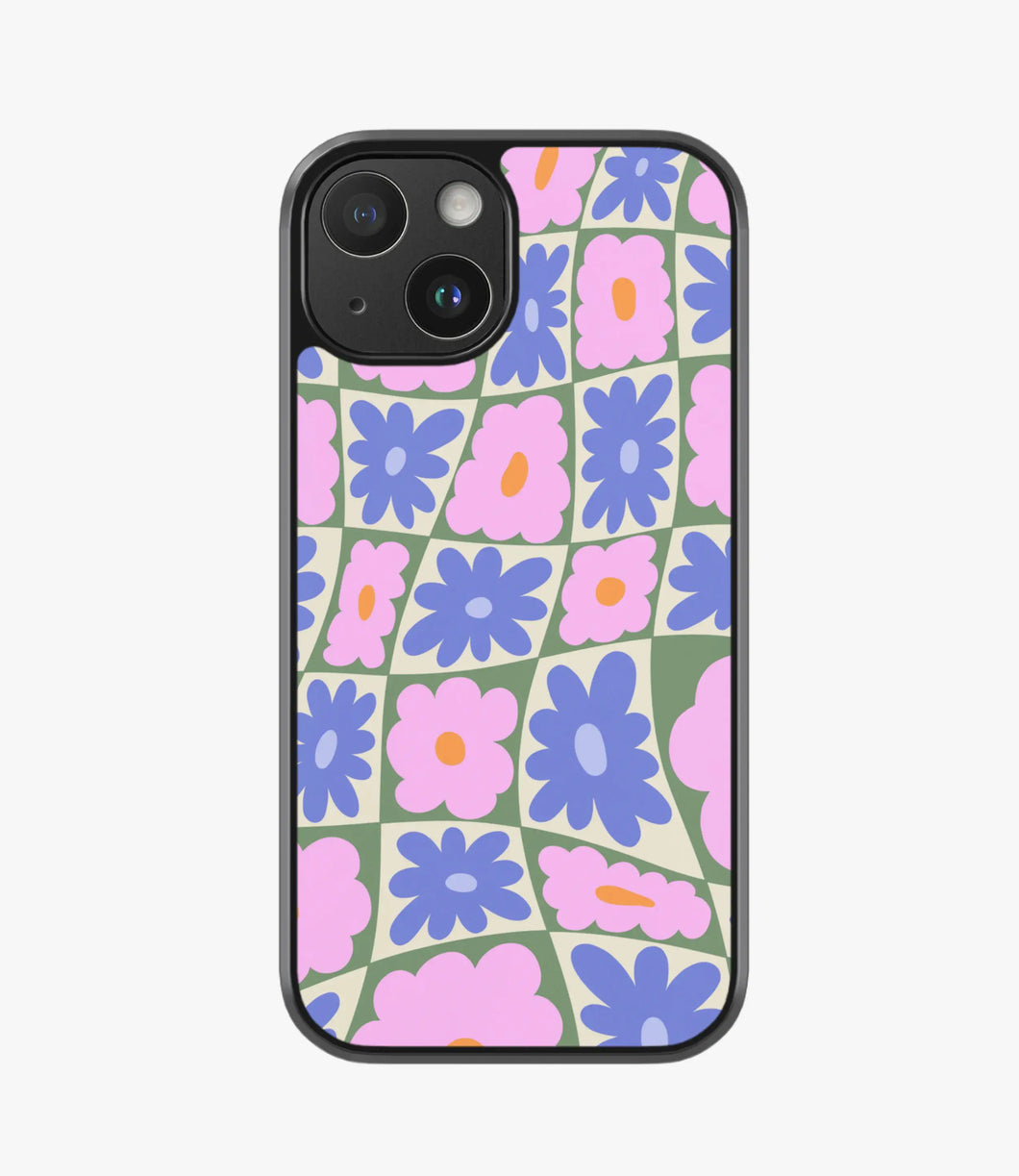 Daisy Swirl Floral Hybrid Matte Case