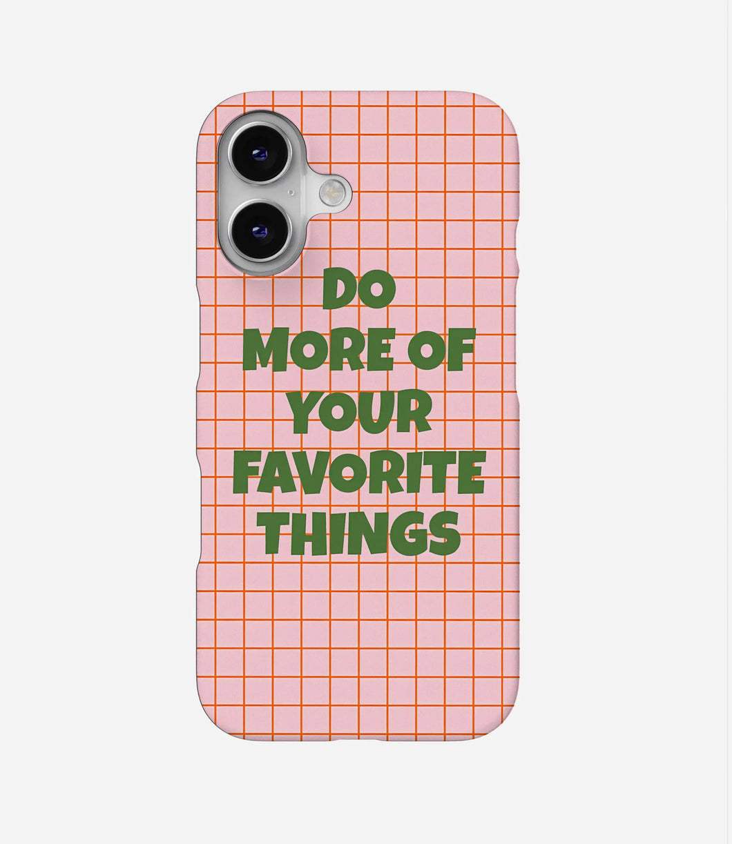 Favorite Things Grid Hard Case