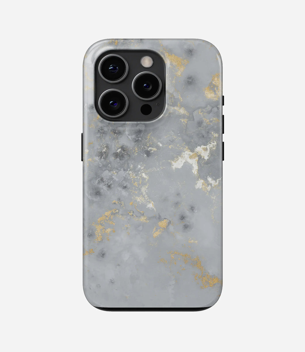 Frosted Gold Vein Glossy Armoured Case