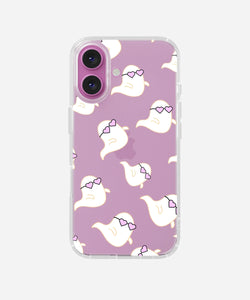 Ghost In Love Clear Silicone Phone Case