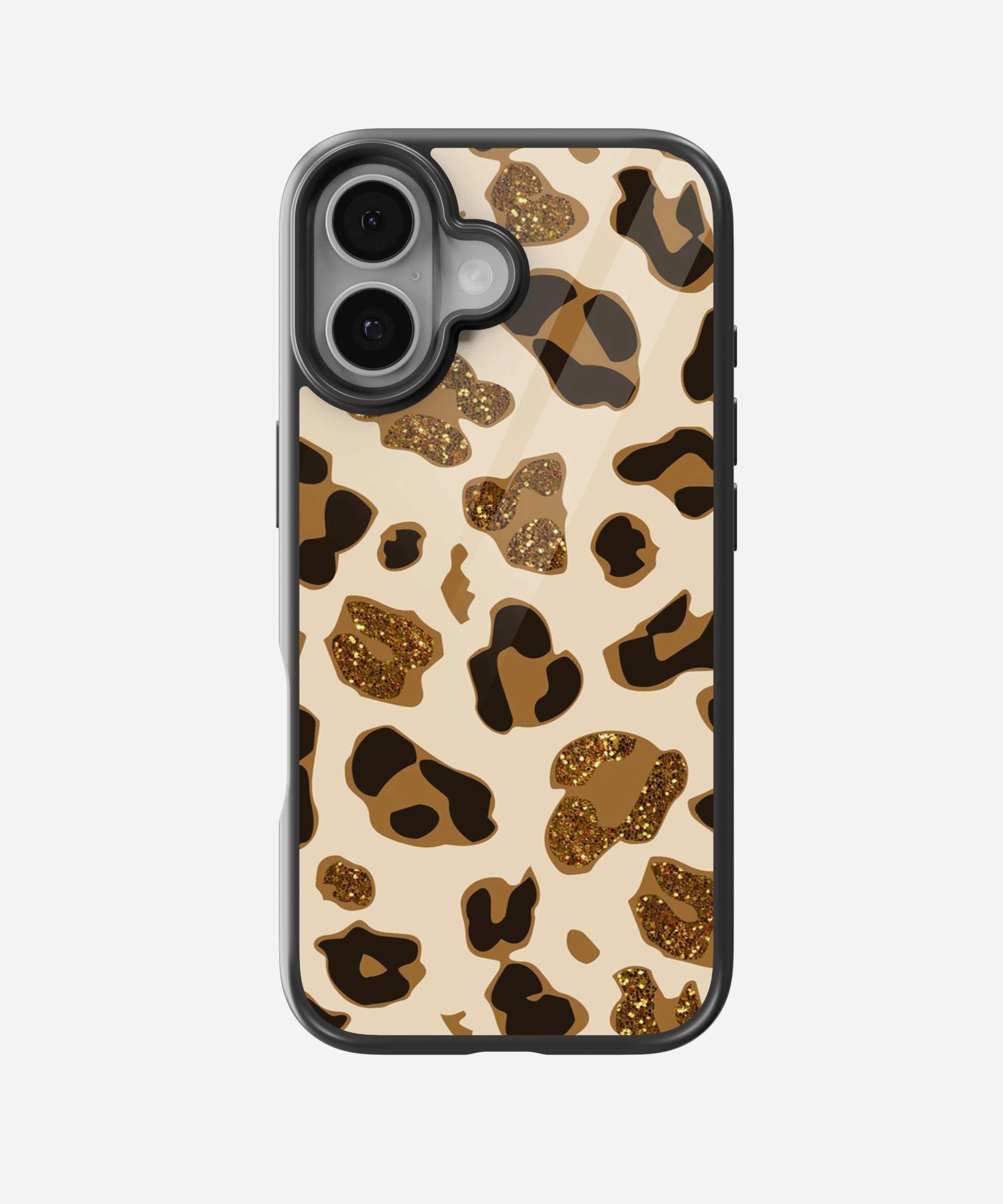 Animal Print Glass Case
